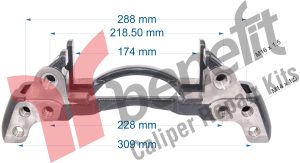 Скоба суппорта  за Ось  Man 12-180