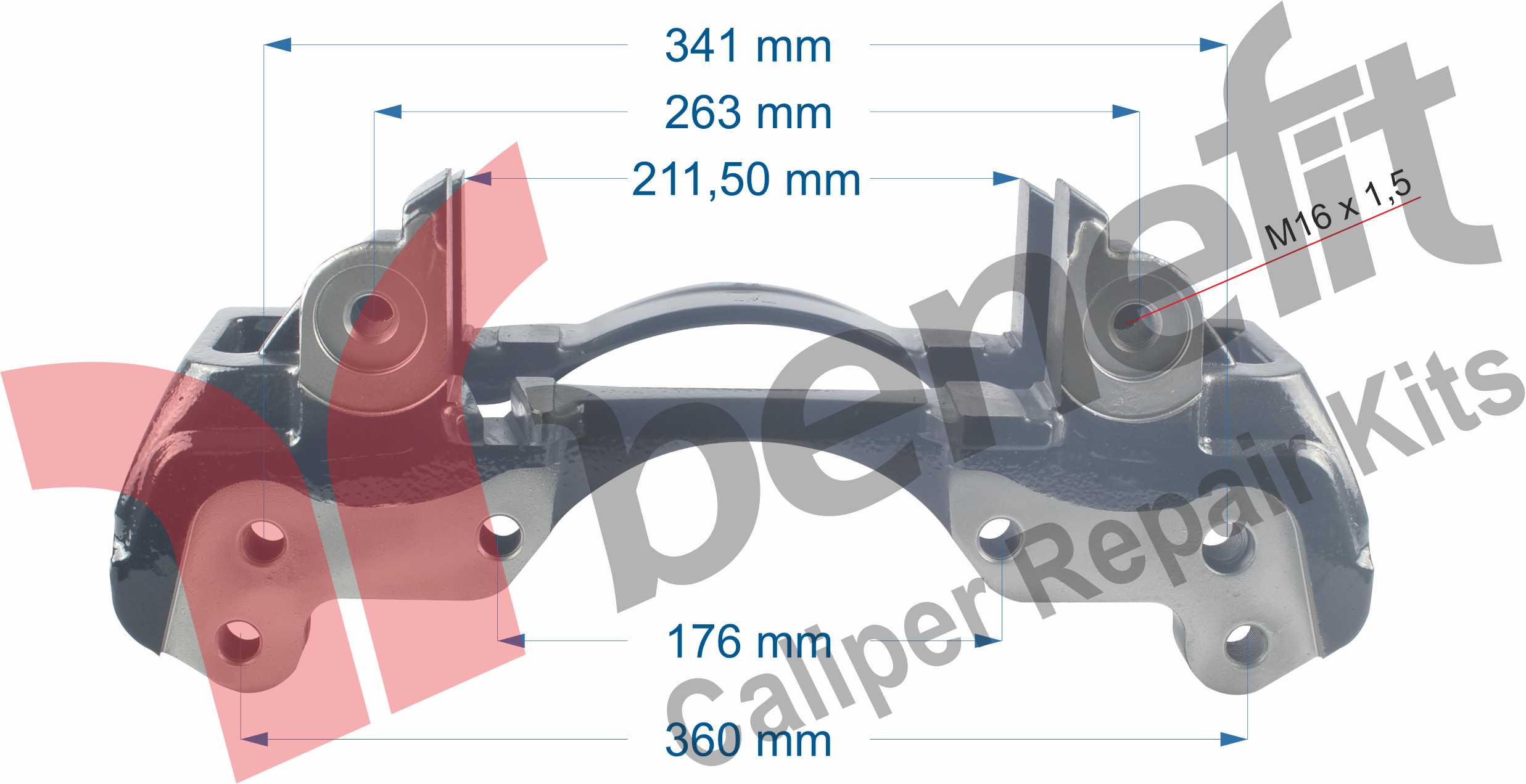 Caliper Carrier For Walx Axle -L-