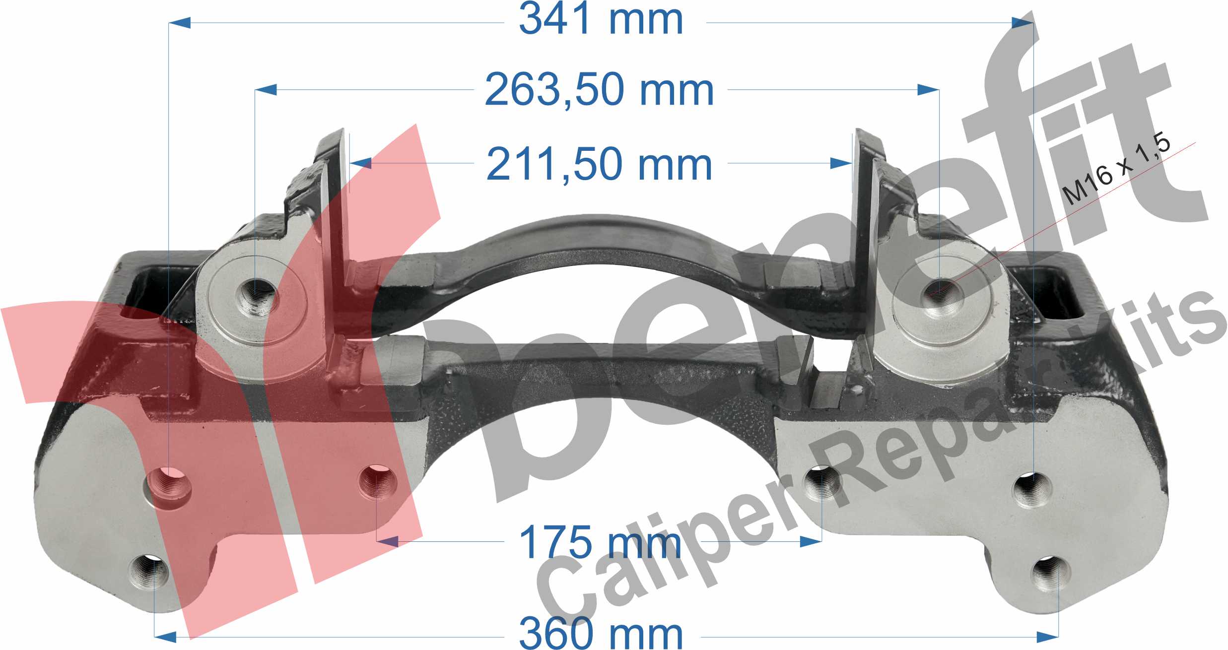 Caliper Carrier Walx Axle - R