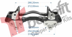 Caliper Carrier For Hendrickson Trailer - L