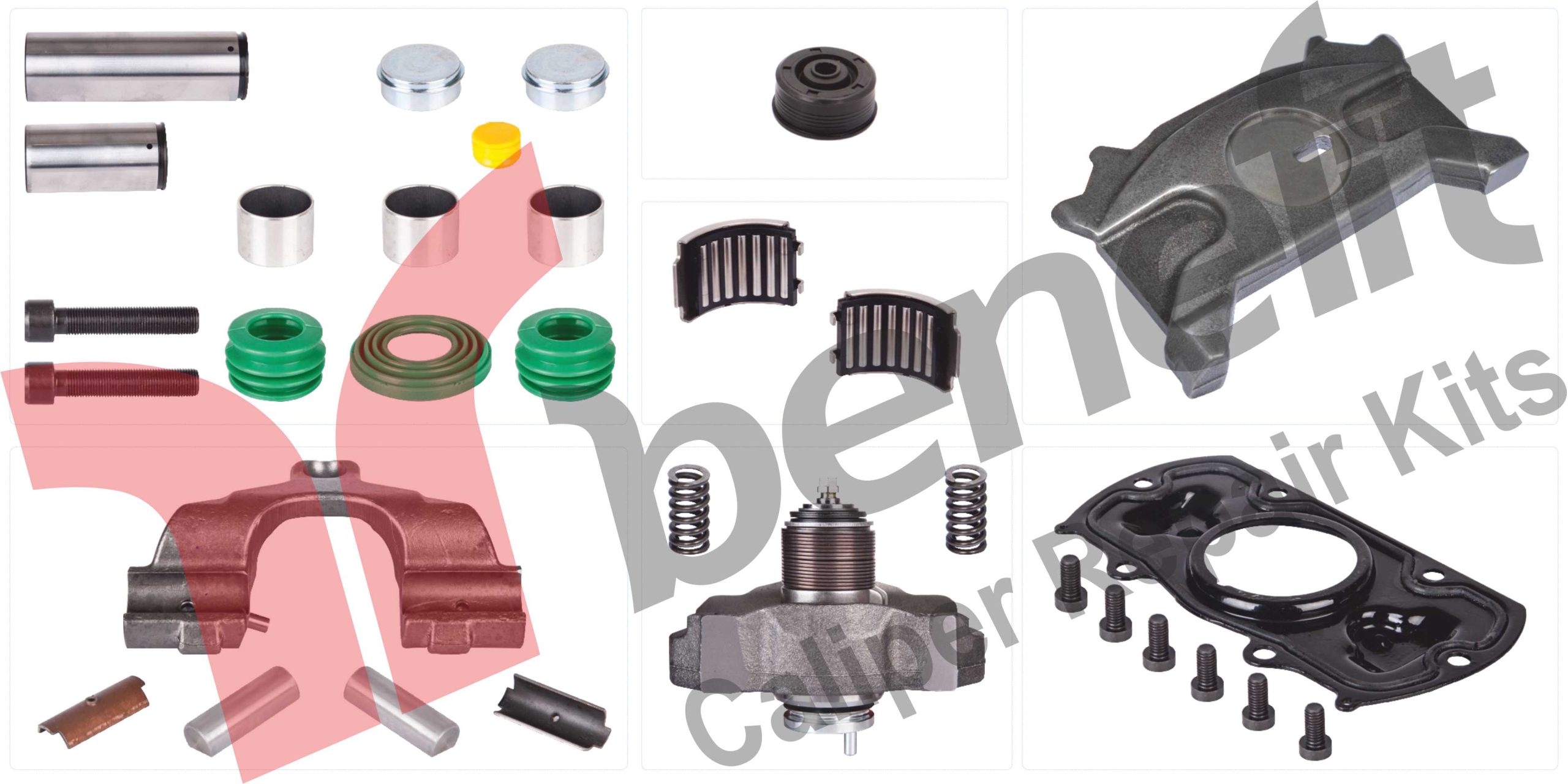 Caliper Repair Kit Complete For Schmitz Trailer -L-