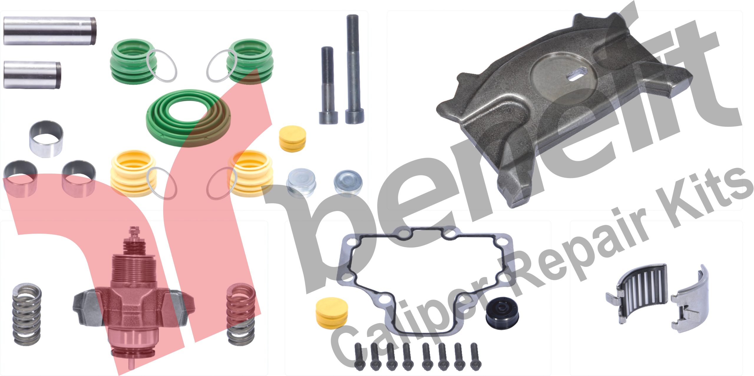 Caliper Repair Kit Complete -L-