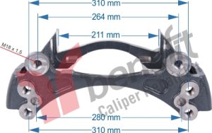 Caliper Carrier For Ror Axle