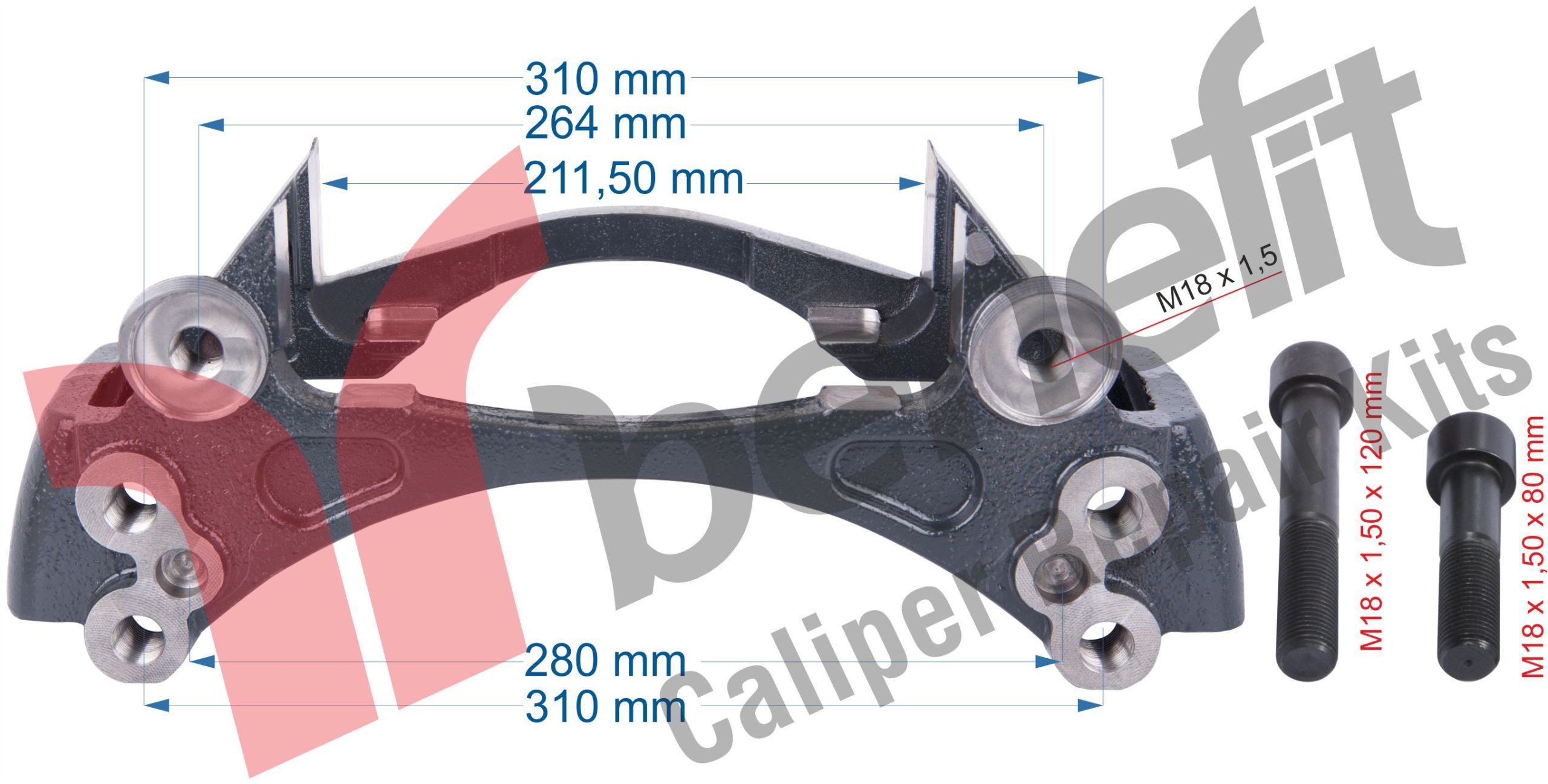 Caliper Carrier For Ror Axle