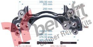 Caliper Carrier For Renault 440 & Volvo