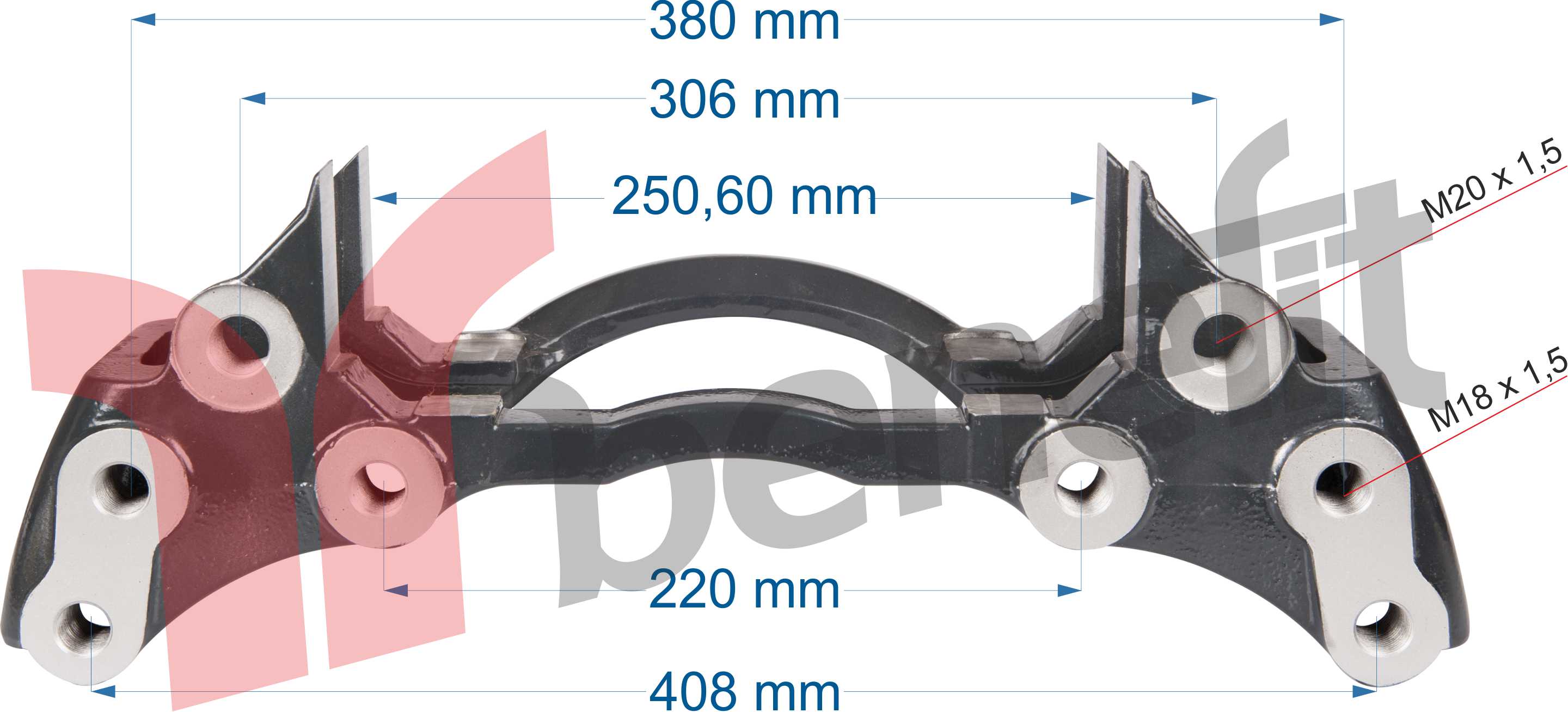 Caliper Carrier For Man 463-464