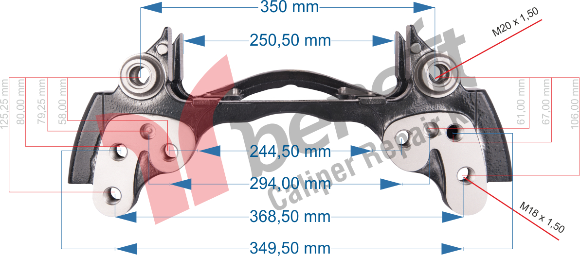 Caliper Carrier For Renault 380-400 Trucks