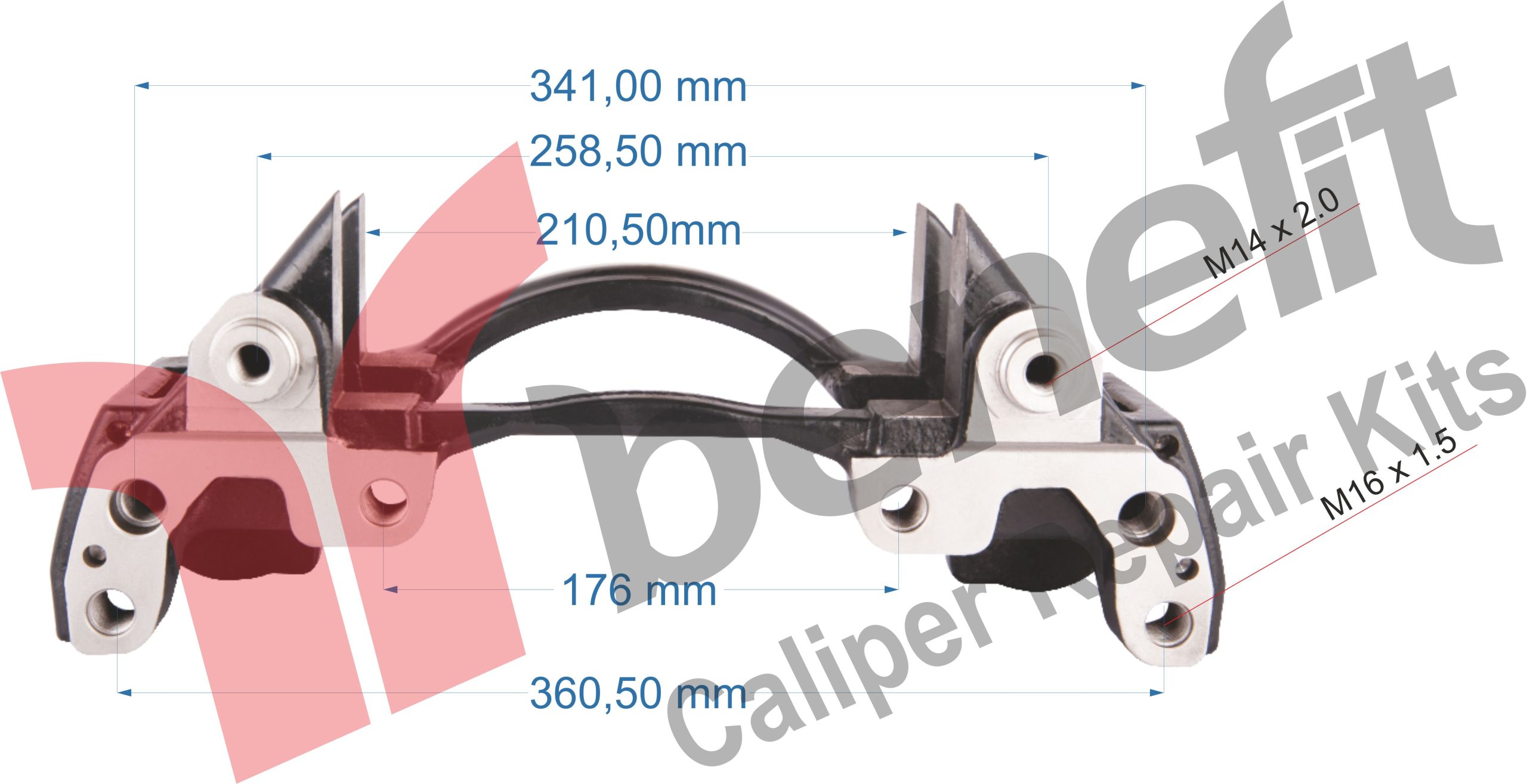 Caliper Carrier For Saf Axle