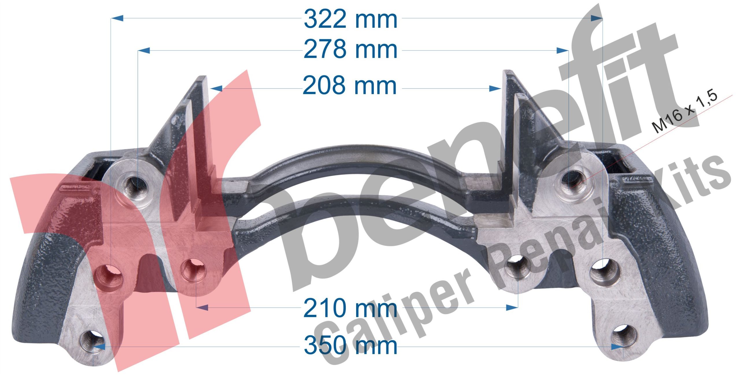 Caliper Carrier For Mercedes New Model 4140 Rear
